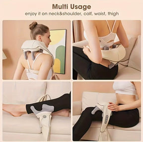 FlexiPulse™ Neck & Shoulder Therapy Massager – Relieve Tension Instantly